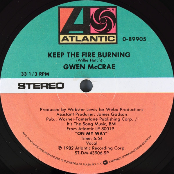 Keep The Fire Burning - Album Art