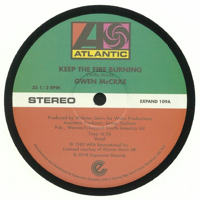 Gwen McCrae - Keep The Fire Burning - Album Art