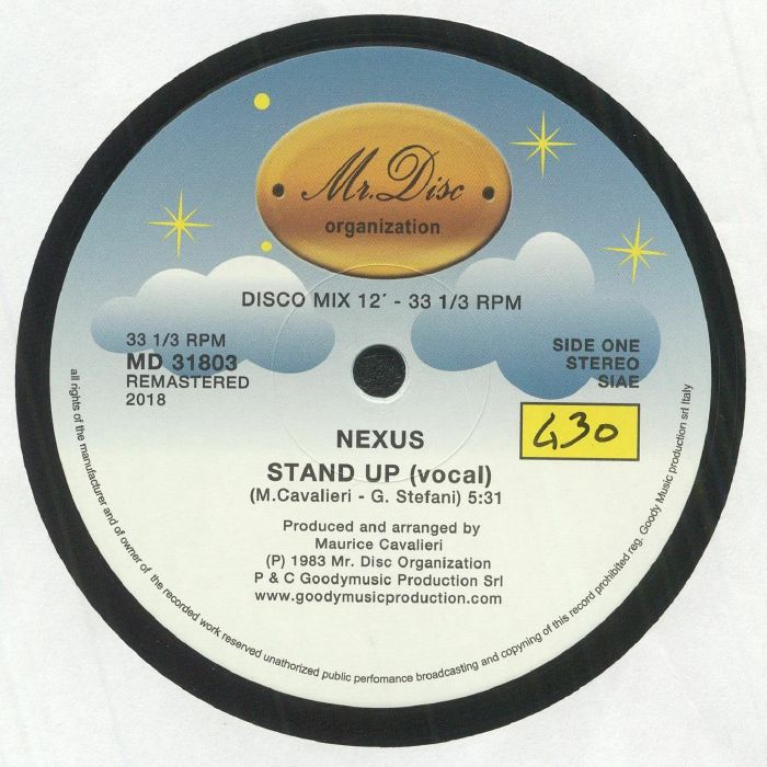 Nexus - Stand Up (reissue) - Album Art