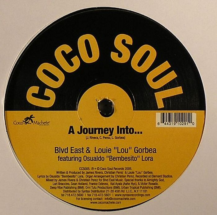 BLVD EAST / LOUIE LOU GORBEA feat OSUALDO BEMBESITO LORA - A Journey Into - Album Art