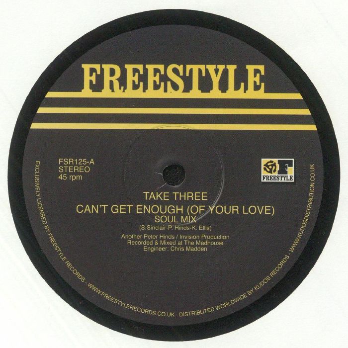 TAKE THREE - Can't Get Enough (Of Your Love)  - Album Art