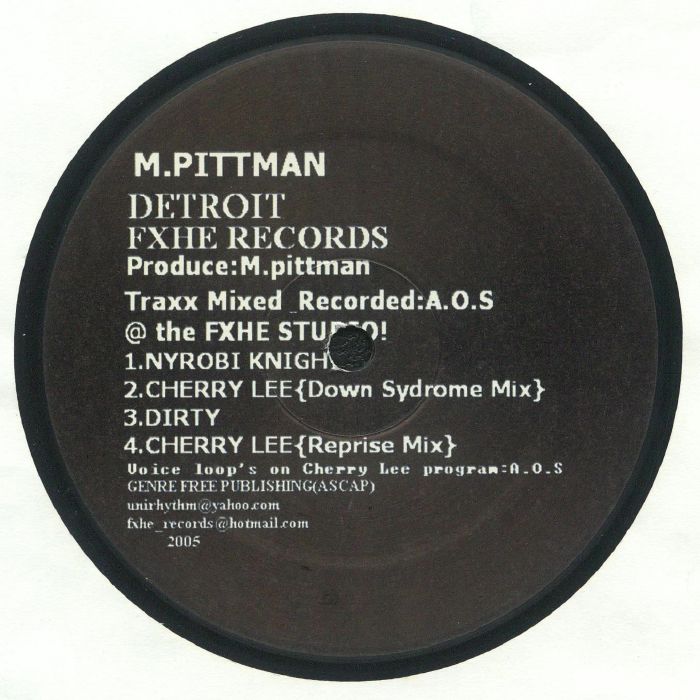 Marcellus Pittman - M Pittman EP - Album Art